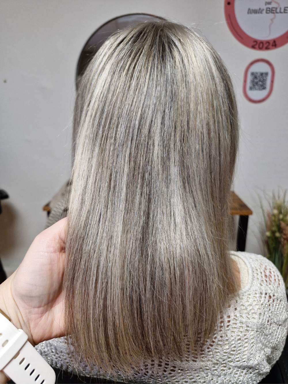 balayage par Cécile Fortune, coiffeuse au salon privé Le Privilège à Vannes, Séné.